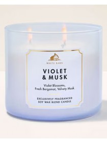 Свічка Violet & Musk від Bath And Body Works