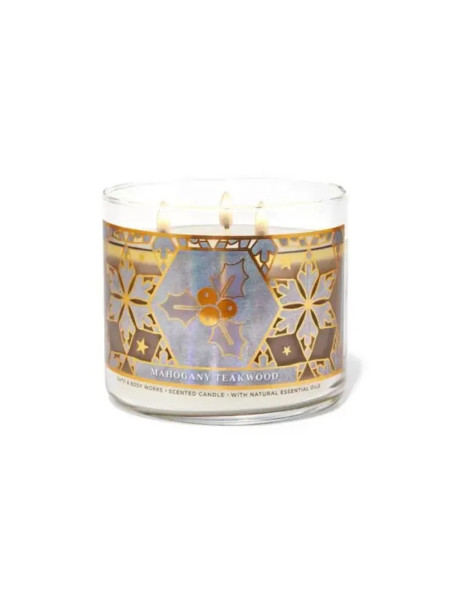 Свічка Mahogany Teakwood High Intensity від Bath And Body Works
