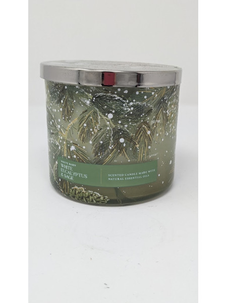 Уцінка! Свічка White Eucalyptus & Sage від Bath And Body Works