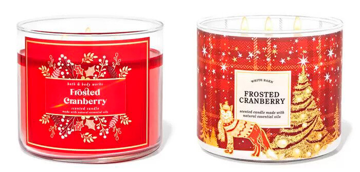Свічка Frosted Cranberry Bath And Body Works