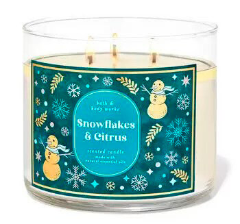 Свічка Snowflakes & Citrus Bath And Body Works